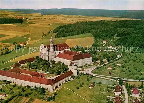 AK / Ansichtskarte Neresheim Benediktinerkloster Fliegeraufnahme Kat. Neresheim