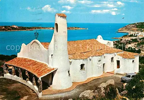 AK / Ansichtskarte Porto Cervo Chiesa Kirche Meerblick Kat. Porto Cervo Costa Smeralda