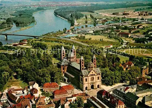 AK / Ansichtskarte Speyer Rhein Dom Fliegeraufnahme Kat. Speyer