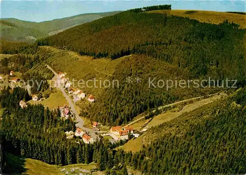 AK / Ansichtskarte Wildemann Panorama Luftkurort Spiegeltal Fliegeraufnahme Kat. Wildemann Harz