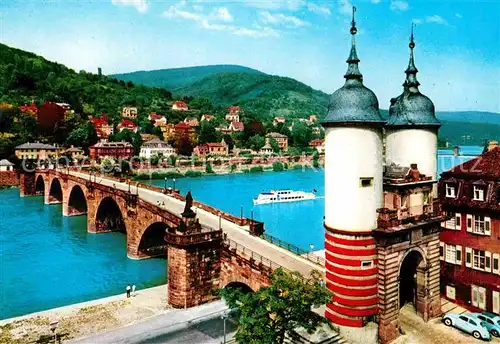 AK / Ansichtskarte Heidelberg Neckar Alte Neckarbruecke Kat. Heidelberg