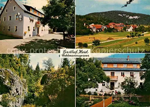 AK / Ansichtskarte Wohlmannsgesees Gasthof Heid Panorama Terrasse Kat. Wiesenttal