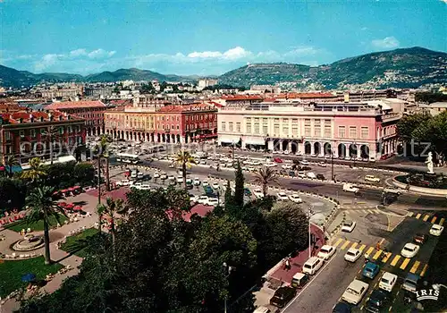 AK / Ansichtskarte Nice Alpes Maritimes Un coin des Jardins Albert Ier et la Plage Massena Kat. Nice