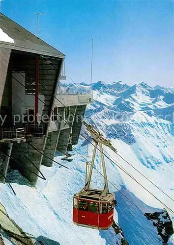 AK / Ansichtskarte Seilbahn Parpaner Rothorn Gipfelstation Lenzerheide Valbella  Kat. Bahnen