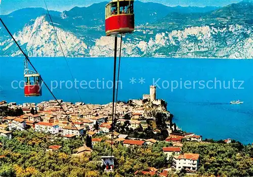 AK / Ansichtskarte Seilbahn Funivia Monte Baldo Malcesine Lago di Garda  Kat. Bahnen