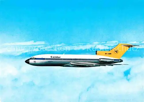 AK / Ansichtskarte Flugzeuge Zivil Condor Europa Jet Boeing 727 30 Kat. Airplanes Avions