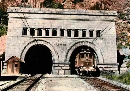 AK / Ansichtskarte Domodossola Ingresso Galleria del Sempione Simplontunnel Kat. Verbania