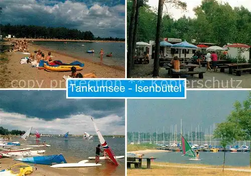 AK / Ansichtskarte Isenbuettel Erholungsgebiet Tankumsee Badestrand Kiosk Windsurfen Seglerhafen Kat. Isenbuettel