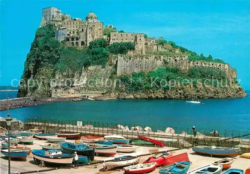 AK / Ansichtskarte Ischia Ponte Castello Aragonese