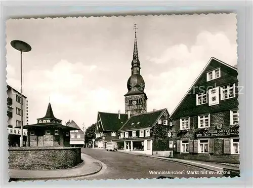 AK / Ansichtskarte Wermelskirchen Markt Kirche Kat. Wermelskirchen