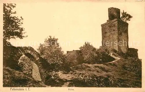 AK / Ansichtskarte Falkenstein Taunus Ruine Kat. Koenigstein im Taunus