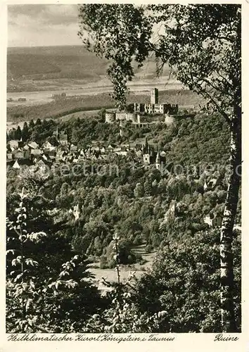 AK / Ansichtskarte Koenigstein Taunus Ruine Kat. Koenigstein im Taunus