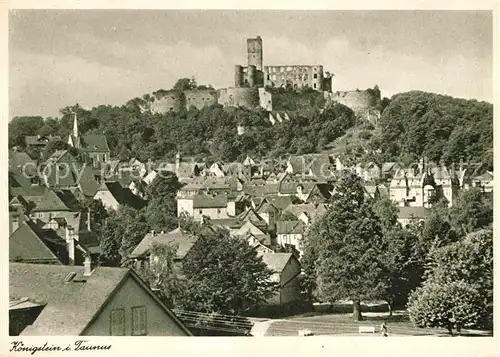 AK / Ansichtskarte Koenigstein Taunus Ruine Kat. Koenigstein im Taunus