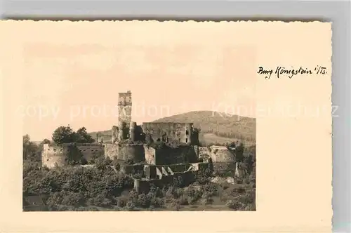 AK / Ansichtskarte Koenigstein Taunus Burgruine Kat. Koenigstein im Taunus