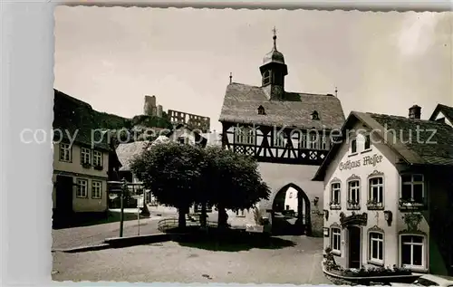 AK / Ansichtskarte Koenigstein Taunus Rathaus Burg Kat. Koenigstein im Taunus