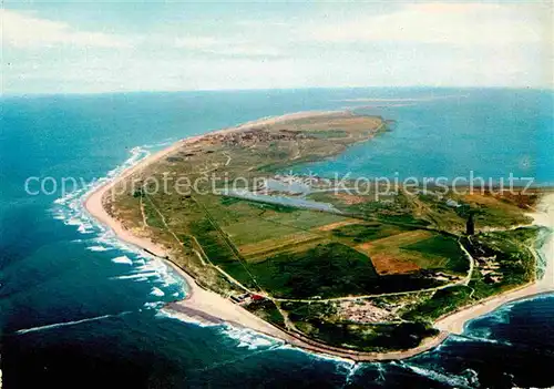 AK / Ansichtskarte Wangerooge Nordseebad Fliegeraufnahme ganze Insel Kat. Wangerooge