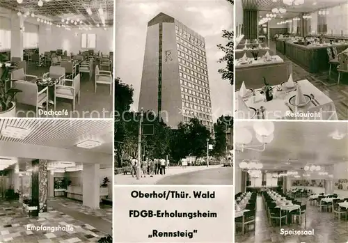 AK / Ansichtskarte Oberhof Thueringen Erholungsheim Rennsteig Kat. Oberhof Thueringen