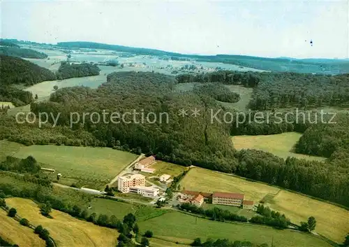 AK / Ansichtskarte Neukirchen Knuellgebirge Fliegeraufnahme Waldsanatorium Urbachtal Kat. Neukirchen