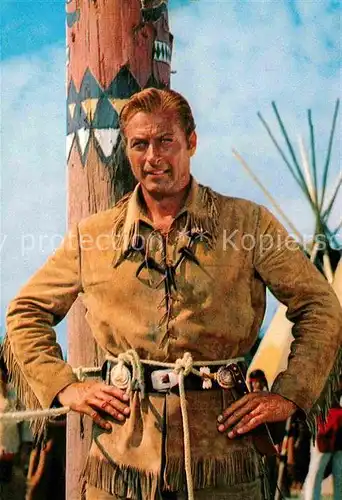 AK / Ansichtskarte Schauspieler Lex Barker Winnetou  Kat. Kino und Film