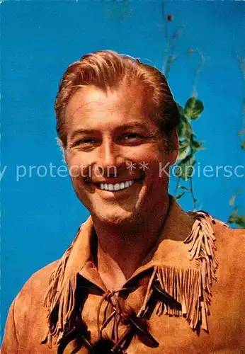 AK / Ansichtskarte Schauspieler Lex Barker Film Winnetou 1. Teil Kat. Kino und Film