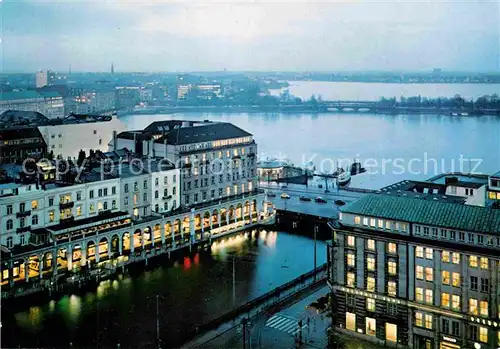 AK / Ansichtskarte Hamburg Die drei Alsterbecken Kat. Hamburg