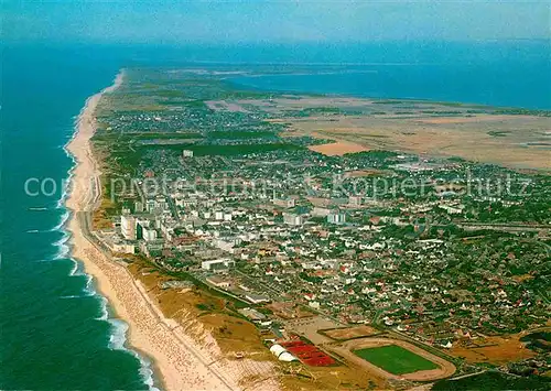 AK / Ansichtskarte Westerland Sylt Fliegeraufnahme Kat. Westerland