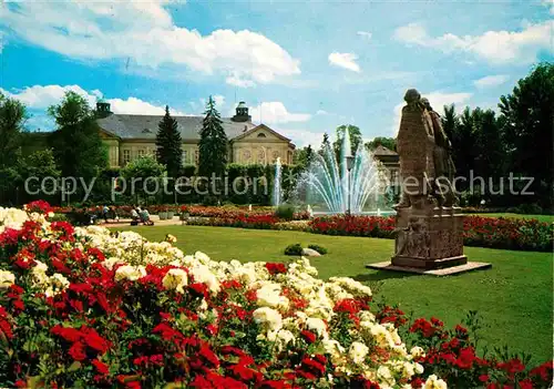 AK / Ansichtskarte Bad Kissingen Rosengarten Springbrunnen Kat. Bad Kissingen