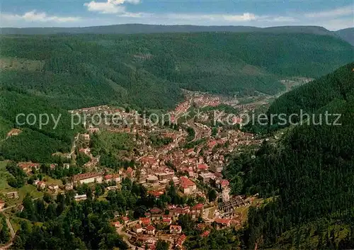 AK / Ansichtskarte Wildbad Schwarzwald Fliegeraufnahme Kat. Bad Wildbad