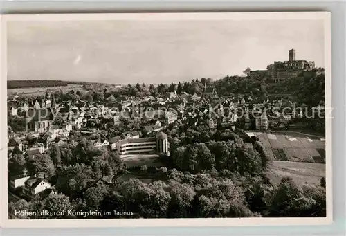 AK / Ansichtskarte Koenigstein Taunus Panorama Ruine Kat. Koenigstein im Taunus