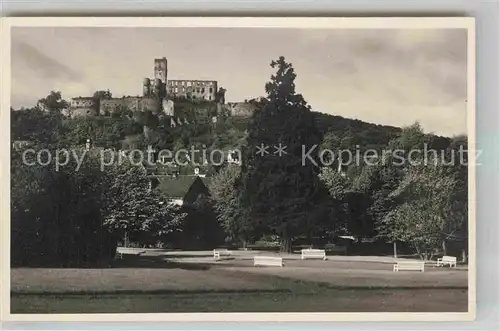 AK / Ansichtskarte Koenigstein Taunus Ruine Kurpark Kat. Koenigstein im Taunus