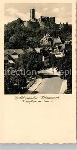 AK / Ansichtskarte Koenigstein Taunus Ruine Kat. Koenigstein im Taunus