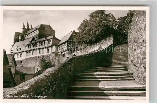 AK / Ansichtskarte Diez Lahn Schlosstreppe Kat. Diez