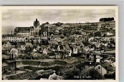 AK / Ansichtskarte Diez Lahn Schloss Panorama Kat. Diez