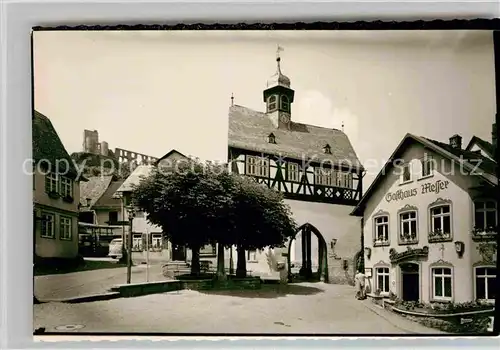 AK / Ansichtskarte Koenigstein Taunus Altes Rathaus Ruine Kat. Koenigstein im Taunus