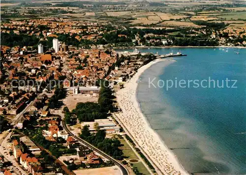 AK / Ansichtskarte Eckernfoerde Ostseebad Fliegeraufnahme Kat. Eckernfoerde