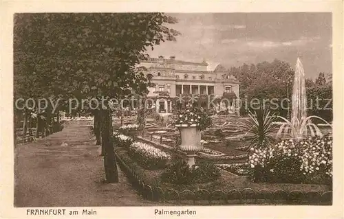 AK / Ansichtskarte Frankfurt Main Palmengarten Wasserspiele Kat. Frankfurt am Main