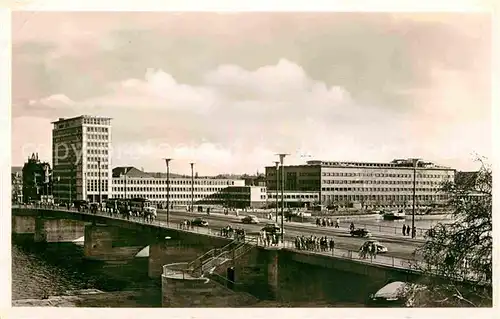 AK / Ansichtskarte Frankfurt Main Friedensbruecke Kat. Frankfurt am Main