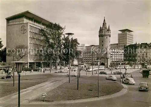 AK / Ansichtskarte Frankfurt Main Eschenheimer Turm Hauptpost Bayer Haus Kat. Frankfurt am Main