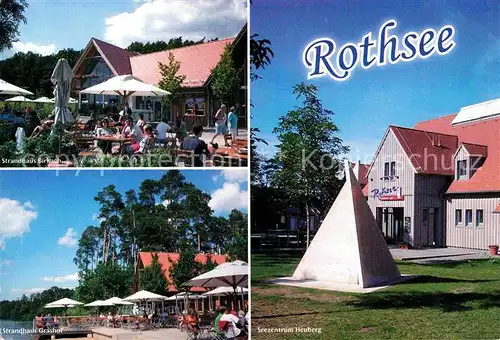 AK / Ansichtskarte Hilpoltstein Mittelfranken Strandhaus Birkach Seezentrum Heuberg Strandhaus Grashof am Stausee Rothsee Kat. Hilpoltstein