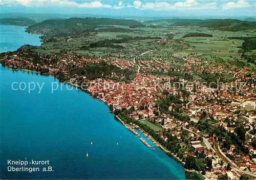 AK / Ansichtskarte ueberlingen Bodensee Kneipp Kurort Fliegeraufnahme Kat. ueberlingen