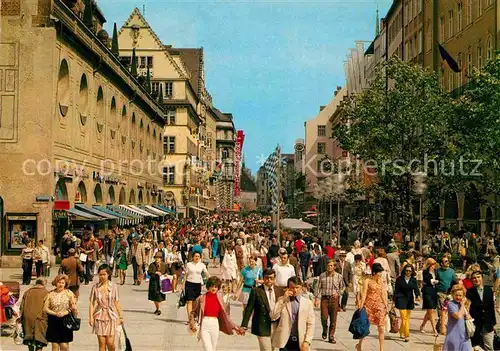 AK / Ansichtskarte Muenchen Fussgaengerzone Neuhauserstrasse Kat. Muenchen