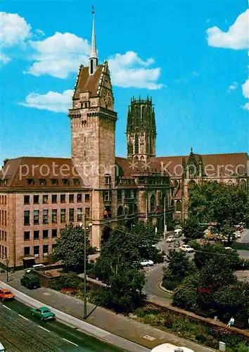 AK / Ansichtskarte Duisburg Ruhr Rathaus und Salvatorkirche Kat. Duisburg