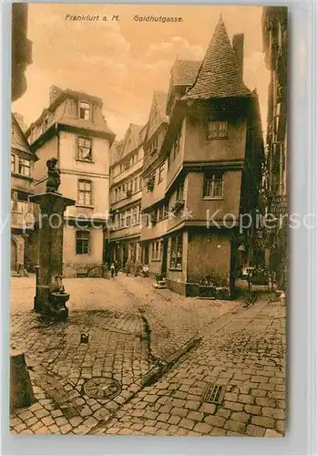 AK / Ansichtskarte Frankfurt Main Goldhutgasse Kat. Frankfurt am Main