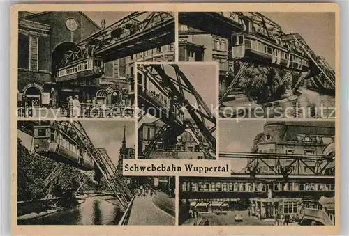 AK / Ansichtskarte Wuppertal Schwebebahn  Kat. Wuppertal