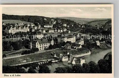 AK / Ansichtskarte Diez Lahn Panorama Staustufe Kat. Diez