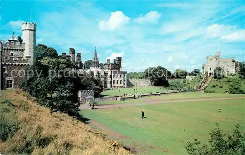 AK / Ansichtskarte Cardiff Wales The Castle and keep Kat. Cardiff