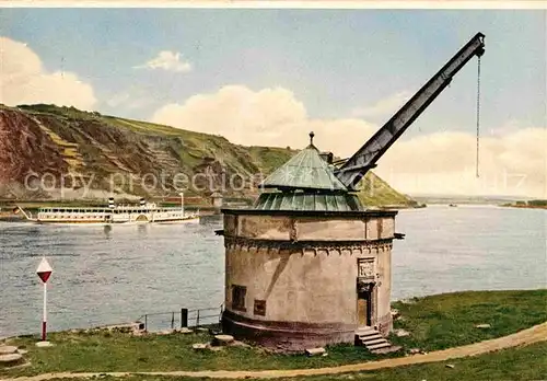 AK / Ansichtskarte Andernach Rhein Historischer Kran Kat. Andernach