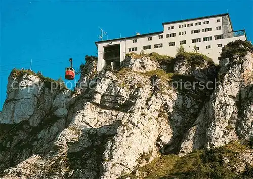 AK / Ansichtskarte Bad Reichenhall Berghotel Predigtstuhl Bergbahn Gipfelstation Berchtesgadener Alpen Kat. Bad Reichenhall