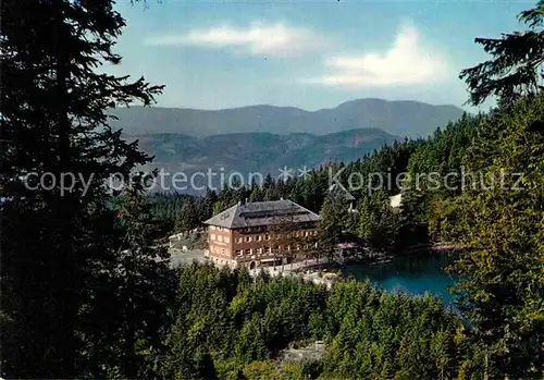 AK / Ansichtskarte Mummelsee Berghotel Schwarzwaldhochstrasse Kat. Seebach