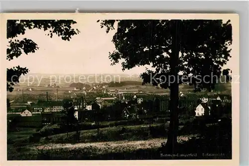 AK / Ansichtskarte Barmen Wuppertal Langerfeld Panorama Kat. Wuppertal